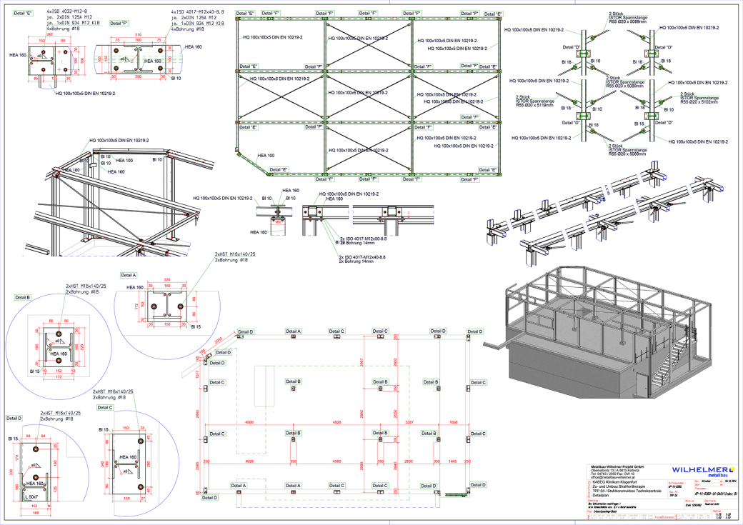 3D CAD Software für Metallbau HiCAD